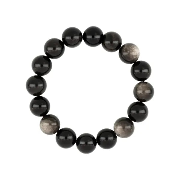 "Moon Shadow" Obsidian Bracelet