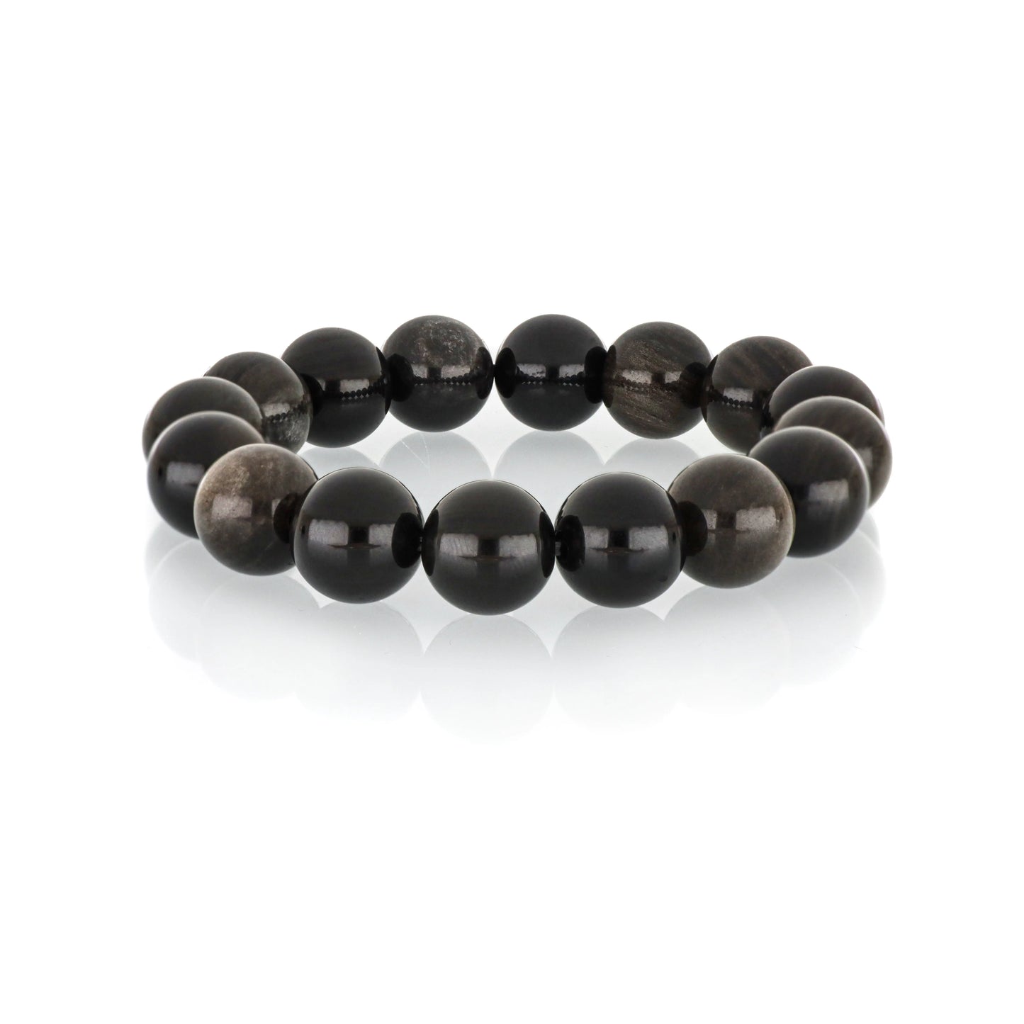 "Moon Shadow" Obsidian Bracelet